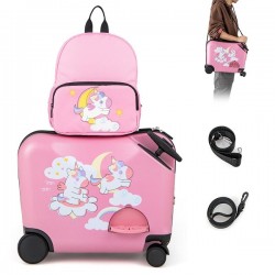 Kelioninis lagaminas vaikams Unicorn 2-in-1